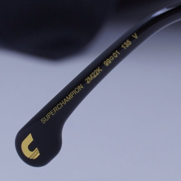 Carrera SUPERCHAMPION 2M2 2K Shield Sunglasses - Black/Gold/Grey AR - Picture 9 of 11
